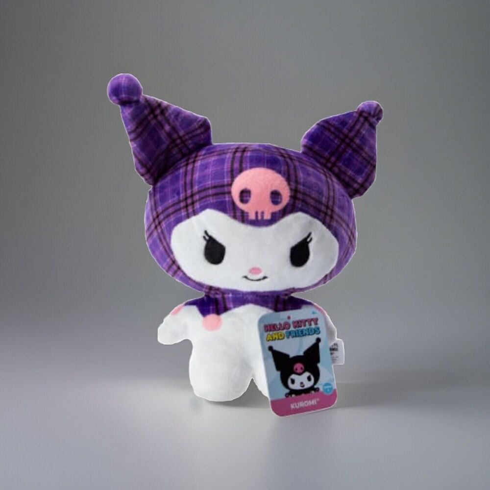 🔥Hello Kitty And Friends Kuromi Plaid Plush BNWT🔥